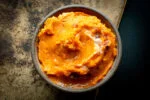 Mashed sweet potatoes with chipotle chiles