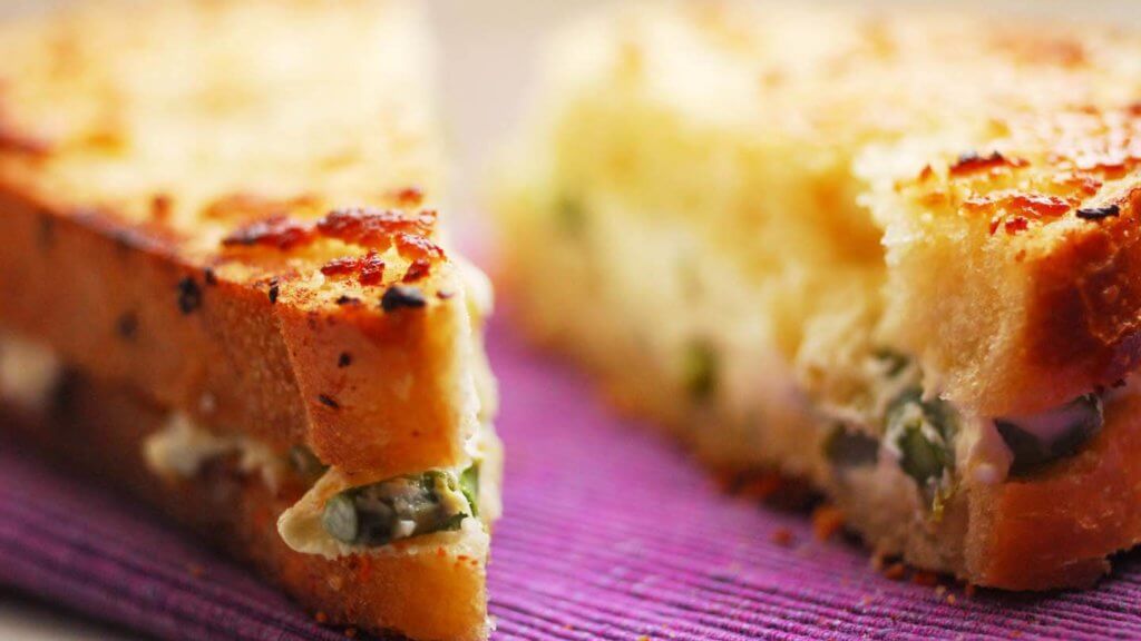 Asparagus and cream cheese sandwich | Homesick Texan