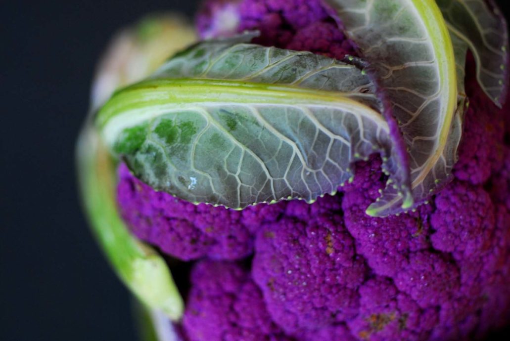 Purple sage and colorful cauliflower Homesick Texan