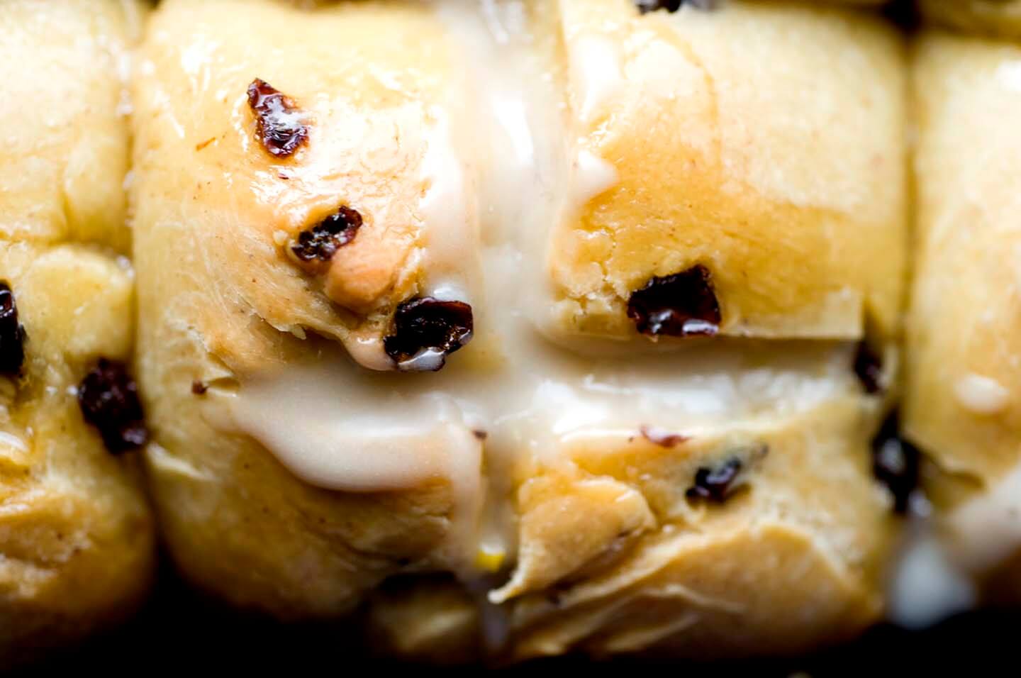 Honey-soaked hot cross buns | Homesick Texan