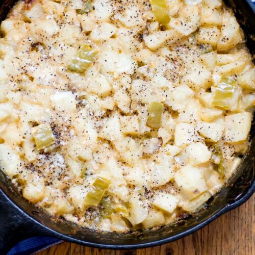 Hatch chile potato casserole DSC0483