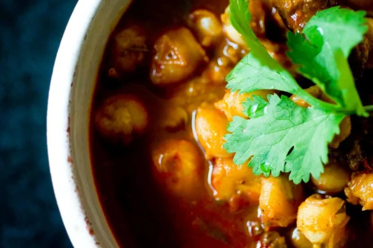 Red posole (pozole rojo) for New Year’s Day