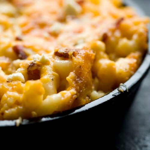 Chipotle macaroni and cheese with bacon DSC8775