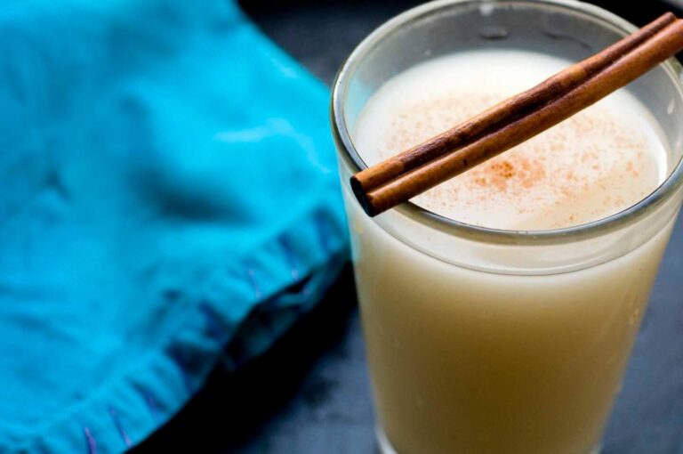 Horchata, a refreshing rice and almond beverage