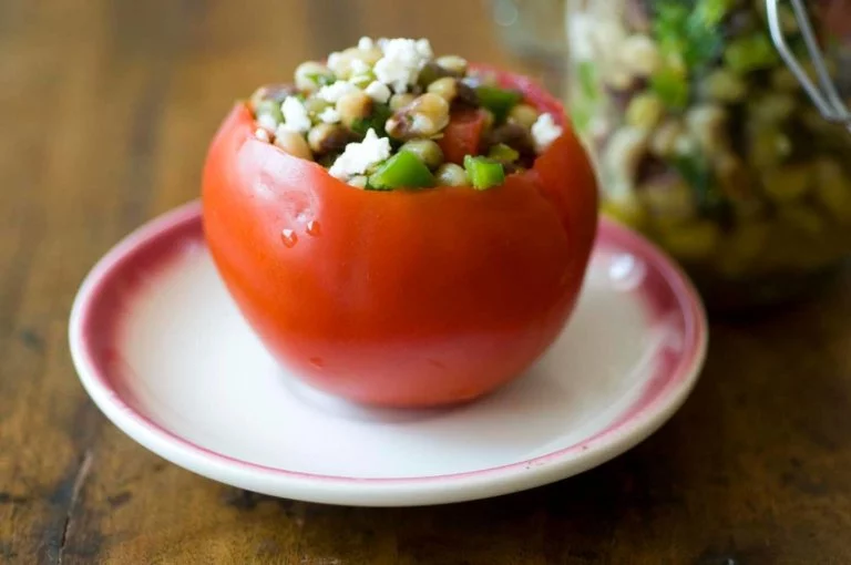 Purple hull pea salad