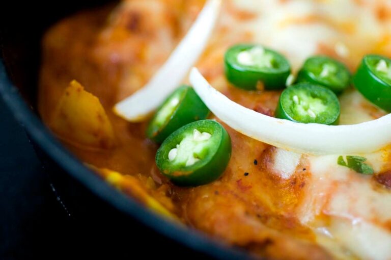 Summer squash enchiladas