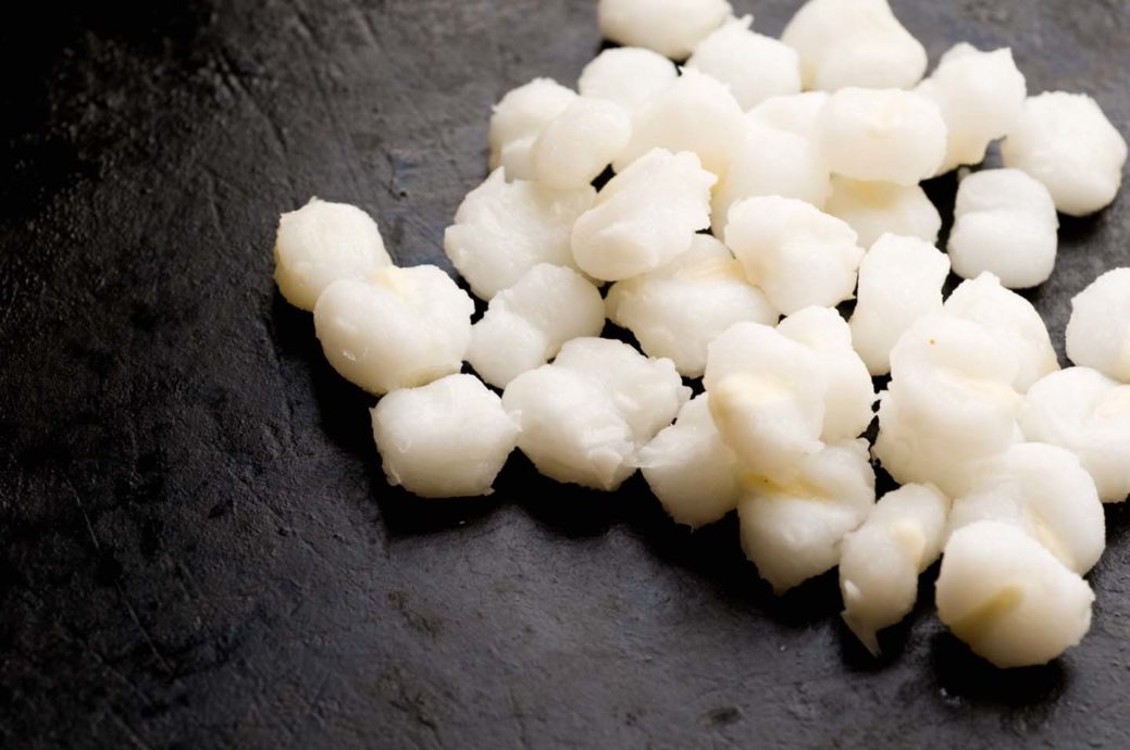 Green chile hominy casserole with chorizo Homesick Texan