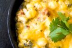Green chile hominy casserole with chorizo | Homesick Texan