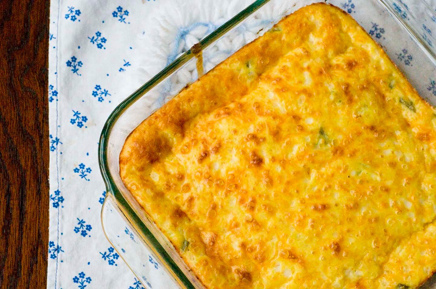 Jalapeno and cheese breakfast casserole | Homesick Texan