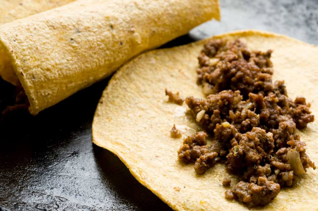 Beef enchiladas with chipotlepasilla chili gravy Homesick Texan