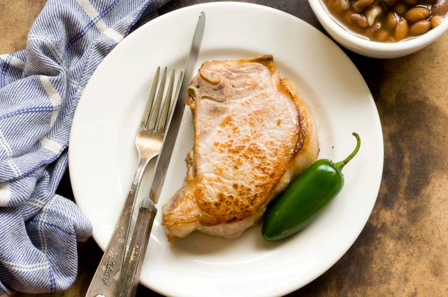 Jalapeno and beer brined pork chops | Homesick Texan