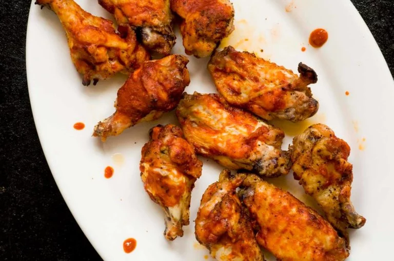 Red chile hot wings