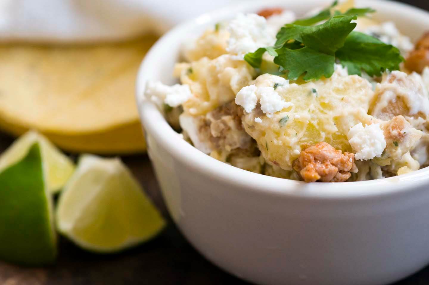 Poblano chorizo potato salad | Homesick Texan