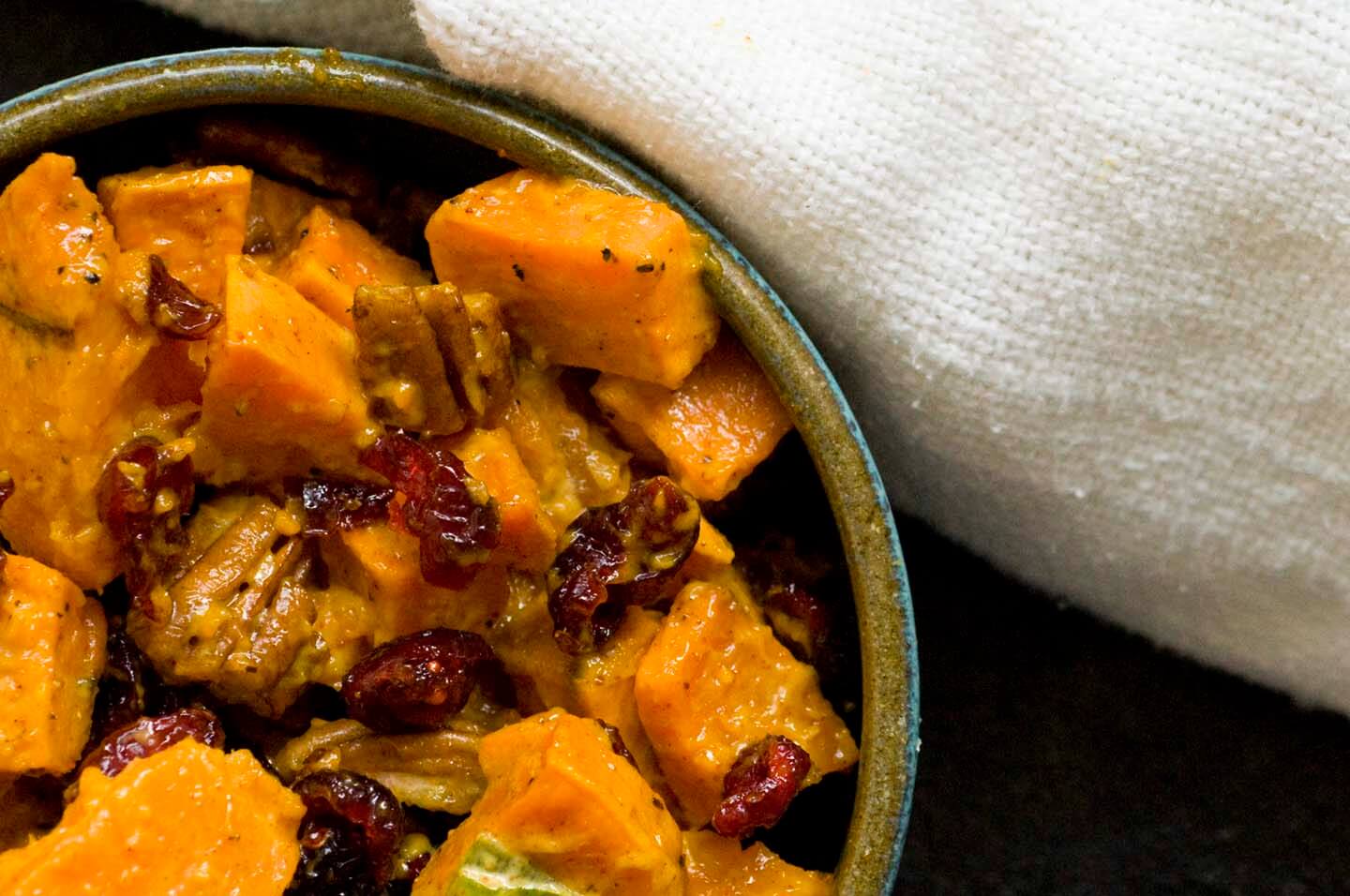 Sweet potato salad with cranberries and pecans | Homesick Texan