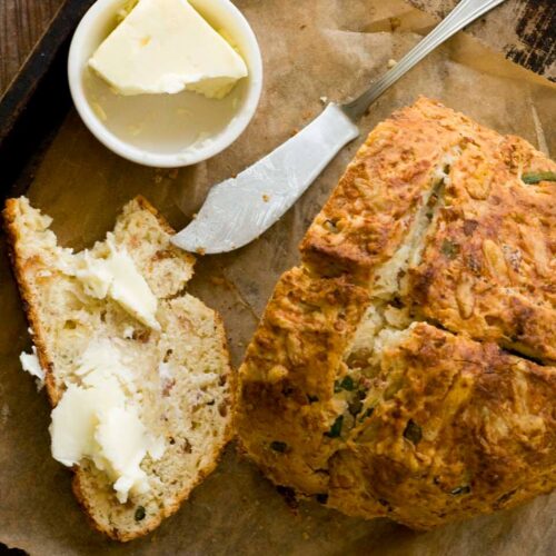 Irish cheddar and bacon soda bread DSC4423