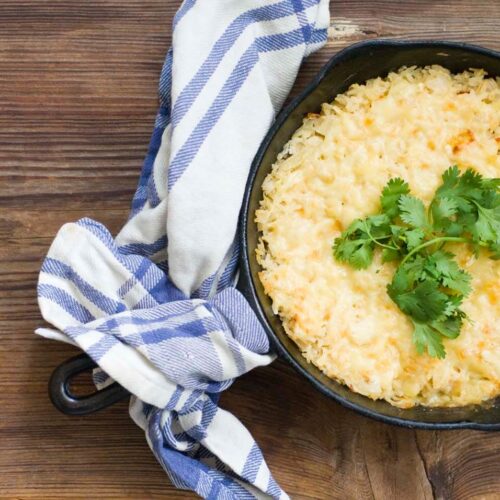Texas sweet onion casserole with rice chipotle and Gruyere DSC6520