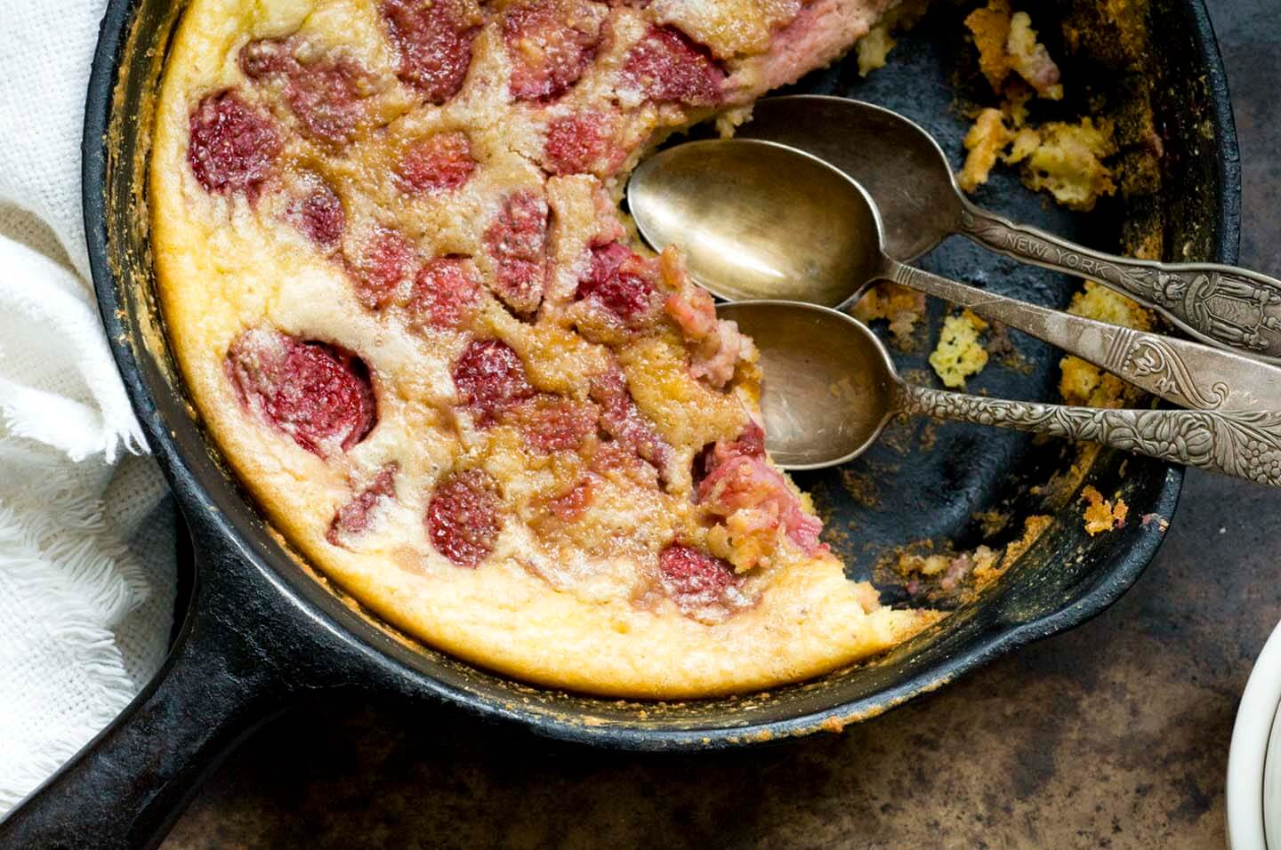 Strawberry spoon bread | Homesick Texan