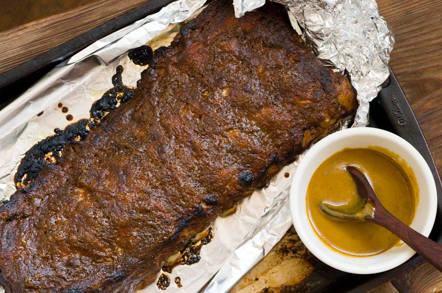 Sorghum-mustard glazed ribs | Homesick Texan