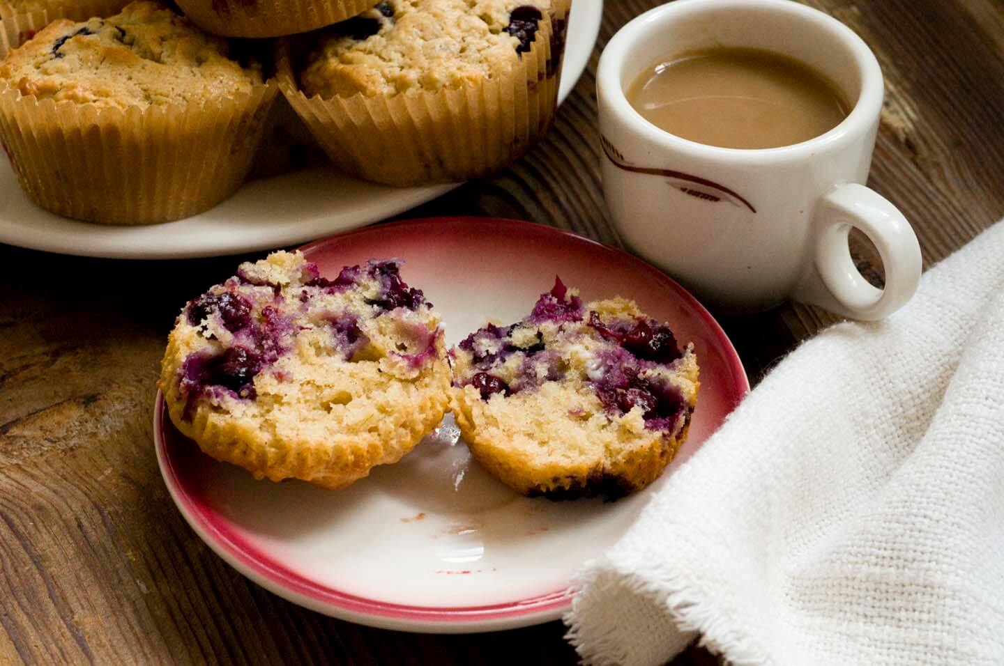 Blueberry lime oatmeal muffins | Homesick Texan