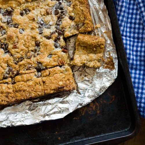 Chocolate pecan sticky bars DSC0471