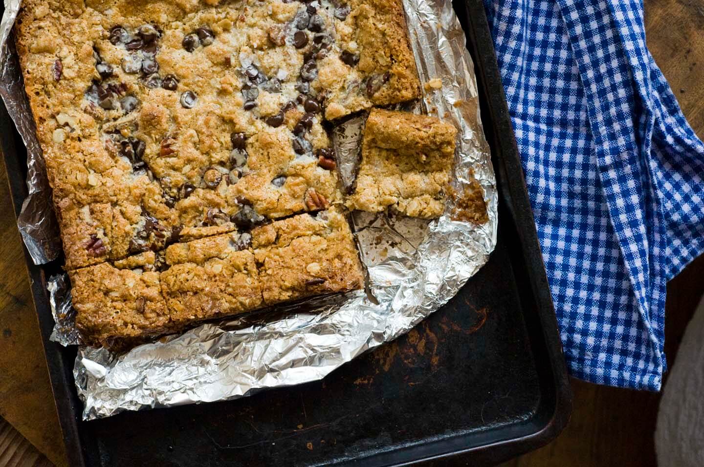 Chocolate pecan sticky bars DSC0471