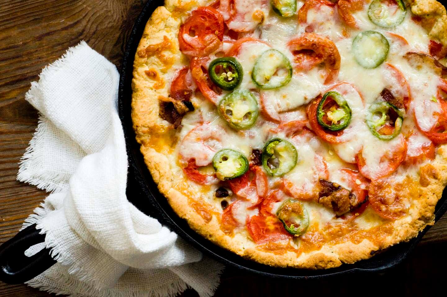 Tomato pie with bacon and jalapeños | Homesick Texan