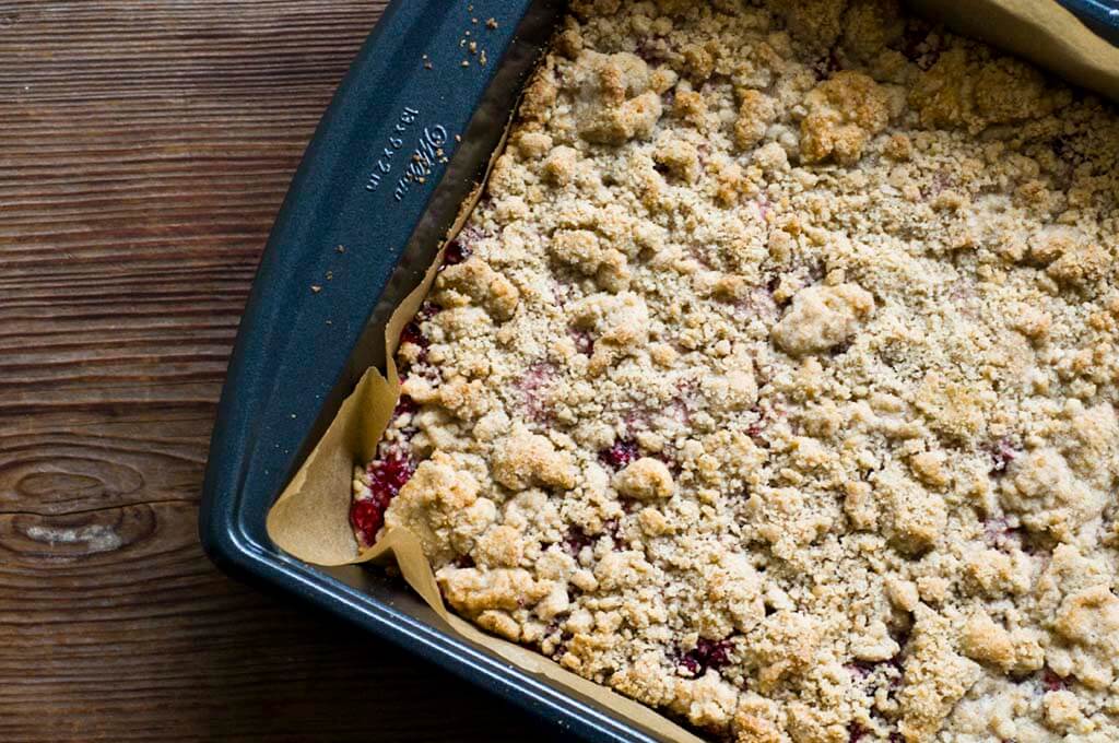 cranberry crumb bars | Homesick Texan