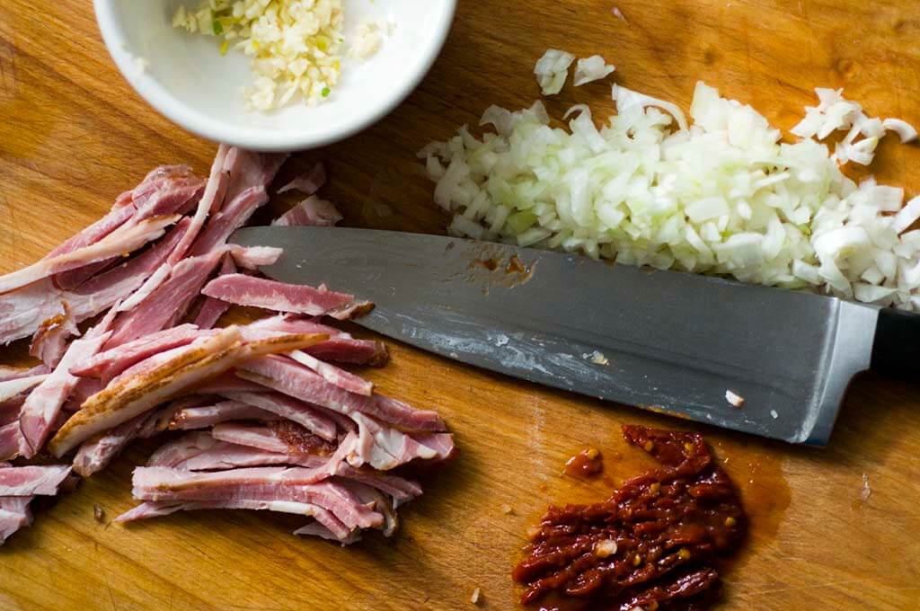 Corned beef hash with chipotle chiles and Irish bacon | Homesick Texan