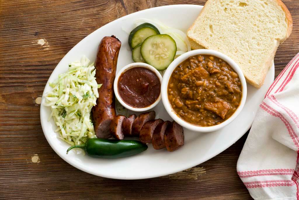barbecue baked black-eyed peas | Homesick Texan