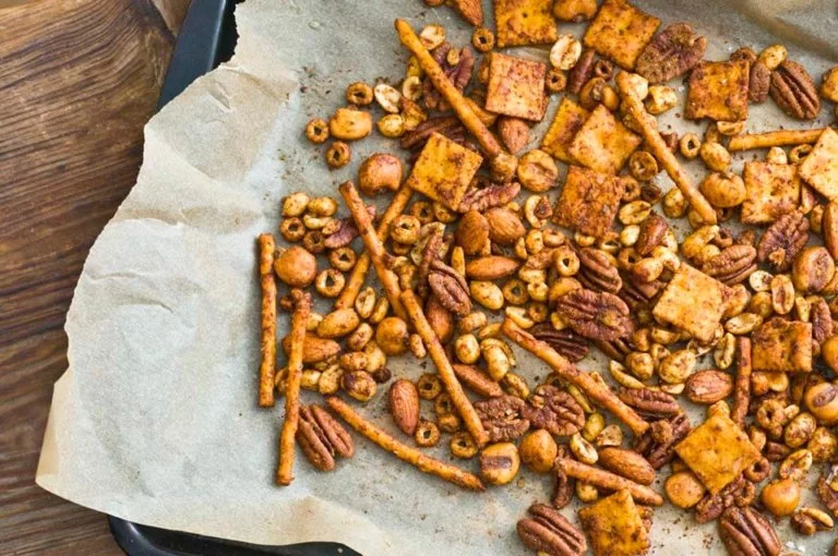 Chipotle lime Texas trash snack mix