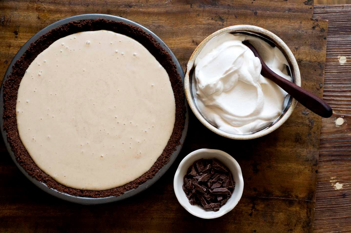 Mexican coffee ice cream pie