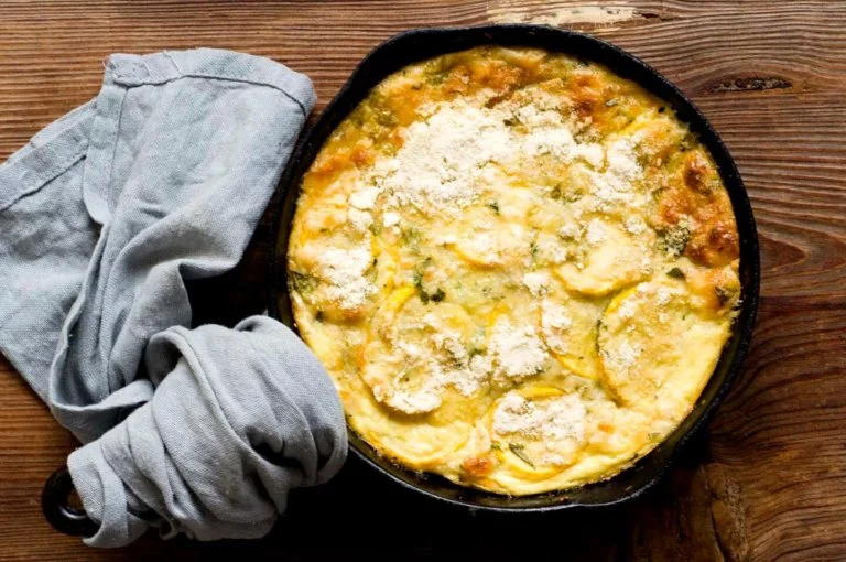 Squash and green chile casserole