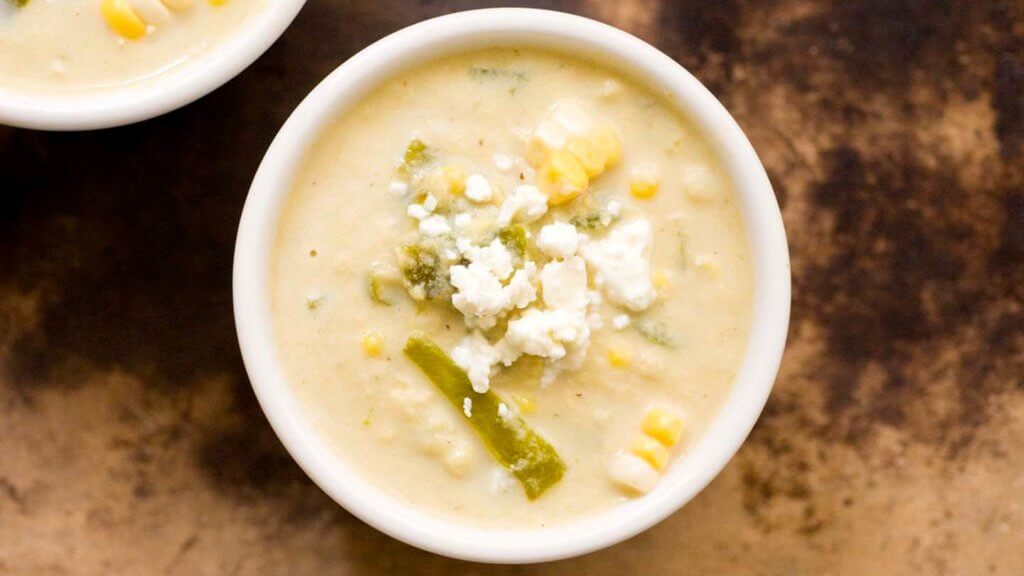 Corn and green chile soup | Homesick Texan