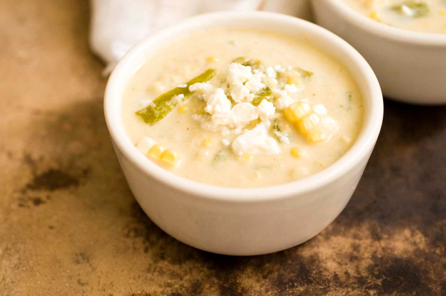 Corn and green chile soup | Homesick Texan