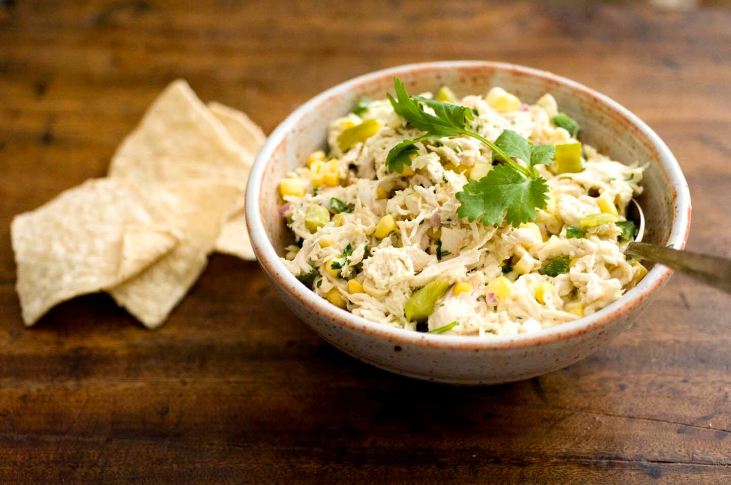 Green chile chicken salad DSC7425