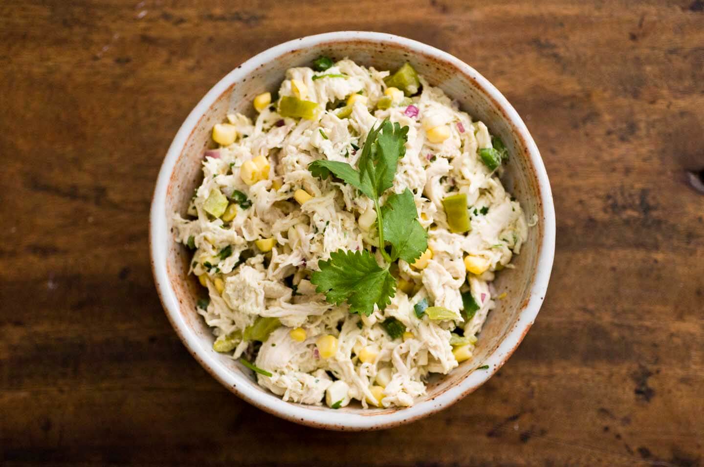 Green chile chicken salad | Homesick Texan