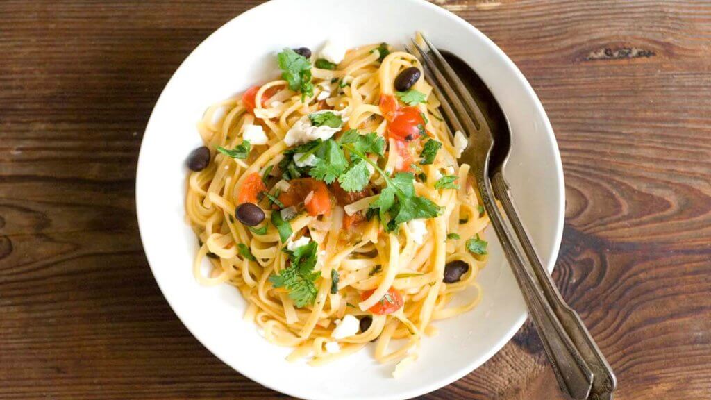 Southwester one-pot pasta with chicken and black beans | Homesick Texan