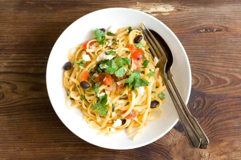 Southwestern one-pot pasta with chicken and black beans