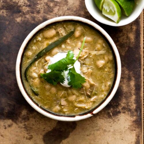 White chicken poblano chili DSC8450