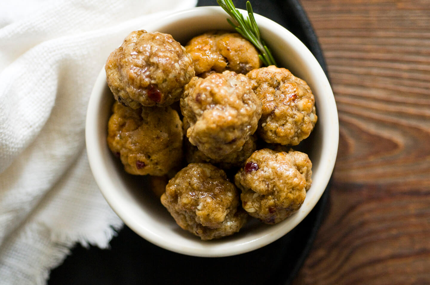 Chipotle cranberry sausage balls | Homesick Texan