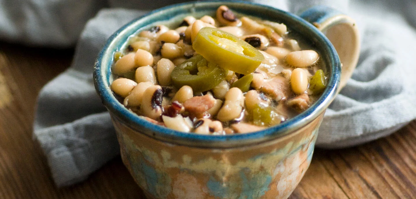 Black-eyed peas wth bacon and jalapeños | Homesick Texan