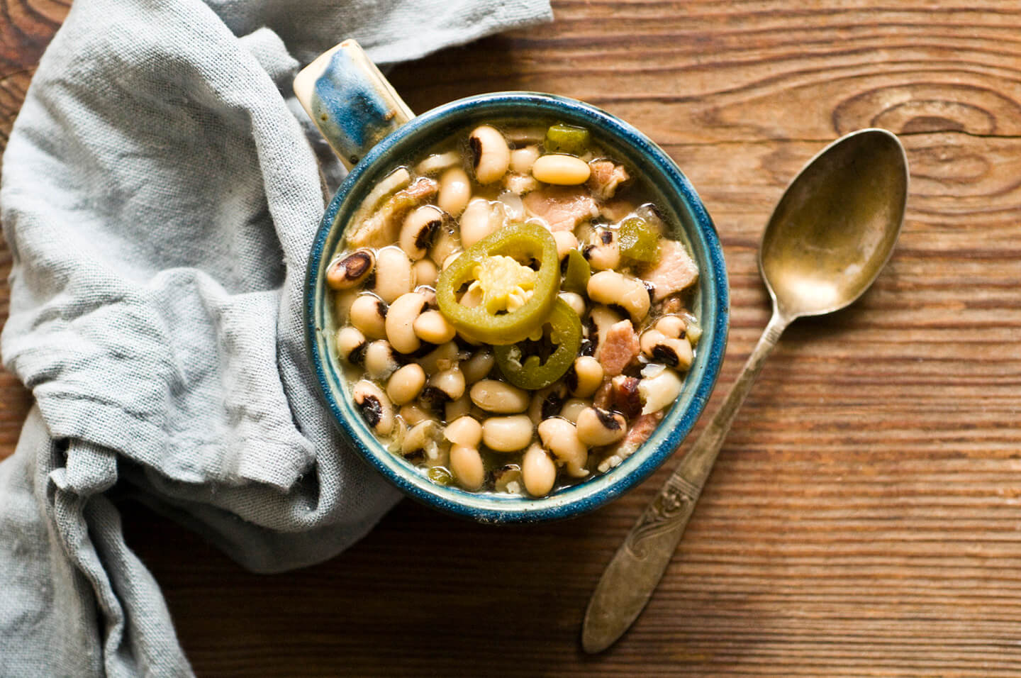 Black-eyed peas wth bacon and jalapeños | Homesick Texan