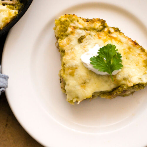 Pork enchilada verde casserole DSC0309