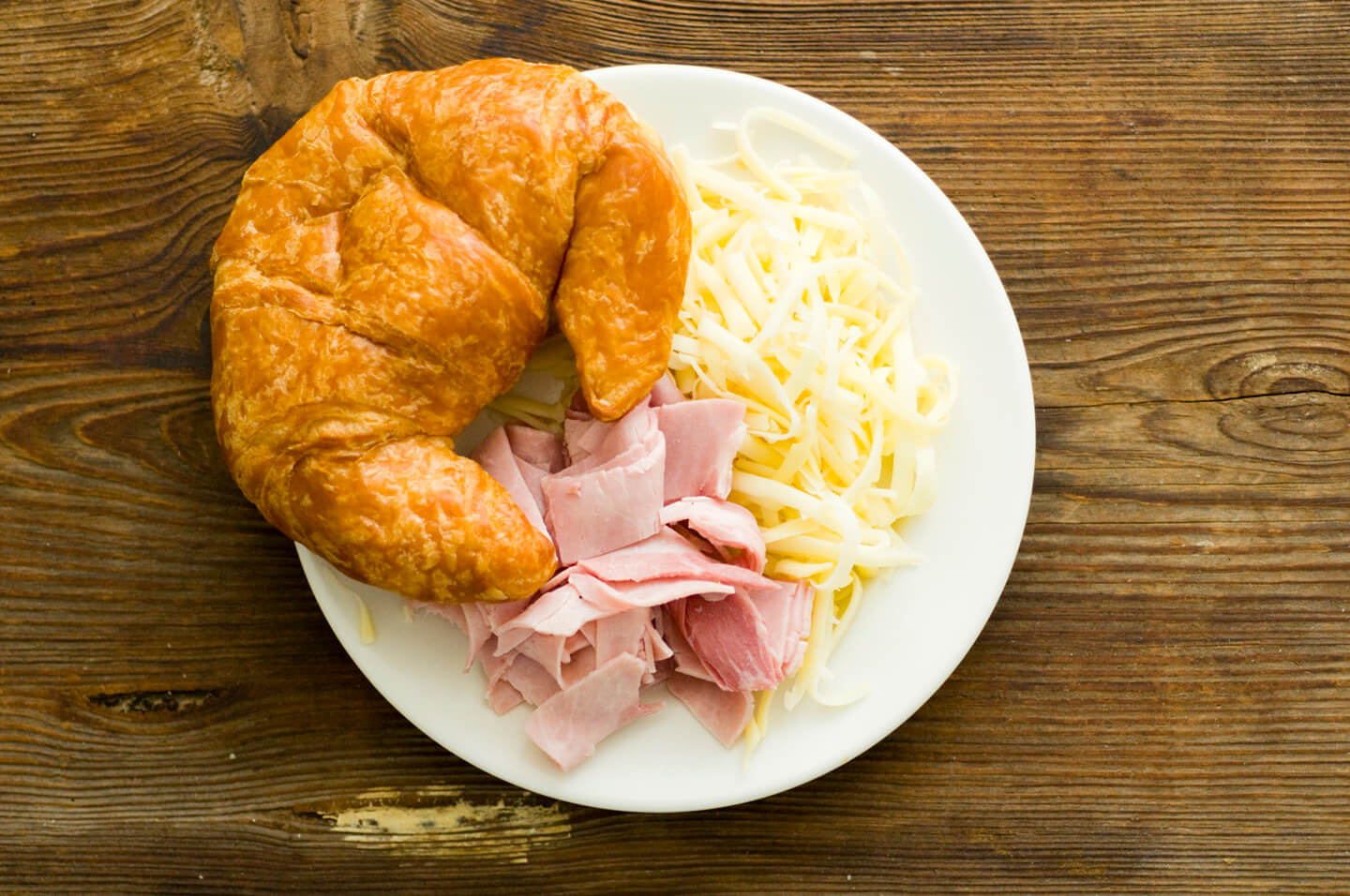 Ham and cheese croissant casserole | Homesick Texan