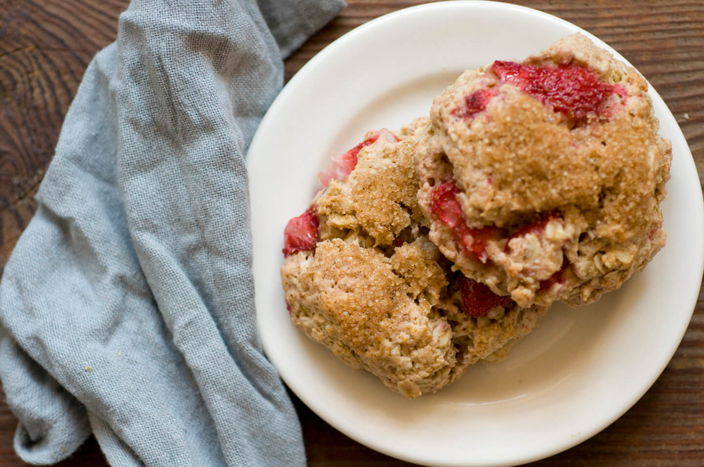 Strawberry oatmeal scones | Homesick Texan 