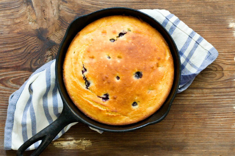 Blueberry cornbread