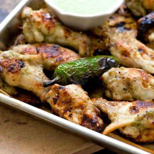 Salsa verde ranch wings DSC2185