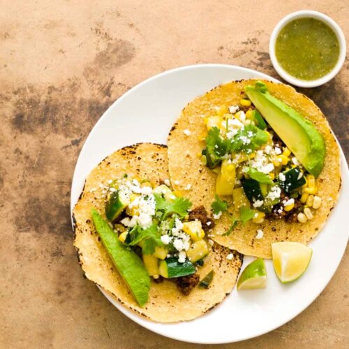 Summer squash corn and chorizo tacos DSC3089