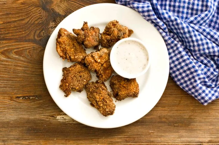 Fried chicken livers