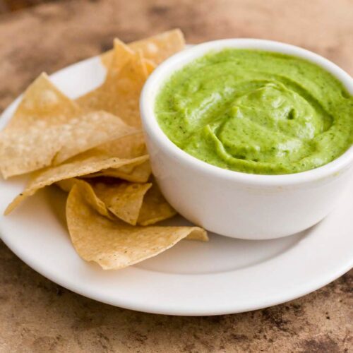 Green chile creamy avocado salsa DSC5778 1